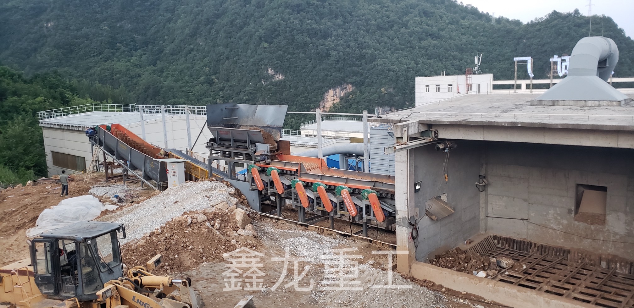 鎢礦泥石分離、洗礦生產(chǎn)線